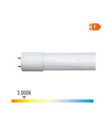 Tubo led t8 18 w 1900 lm 3000 k luz calida (eq.36w) ø2,6 x 120 cm