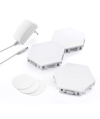 Paneles de led modulares magnéticos y táctiles, 3 unidades