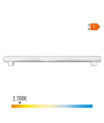 Linestra led 2 casquillos s14s 9 w 810 lm 2700 k luz calida 500 x 30 x 47 mm
