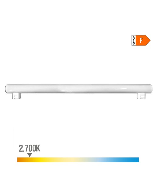Linestra led 2 casquillos s14s 9 w 810 lm 2700 k luz calida 500 x 30 x 47 mm