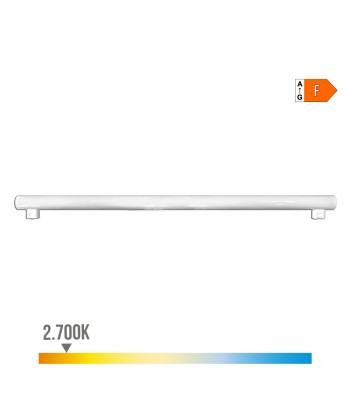 Linestra led 2 casquillos s14s 18 w 1800 lm 2700 k luz calida 1000 x 30 x 47mm