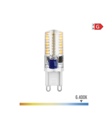 Bombilla g9 silicona led 2,5 w 170 lm 6400 k luz fria ø1,6 x 5 cm