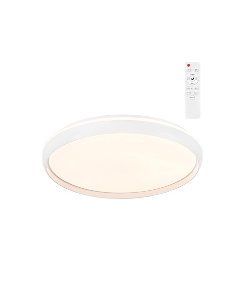 Plafón led circular, charly, 72 w, 3cct, 7290 lm, blanco, ø50 x 7 cm