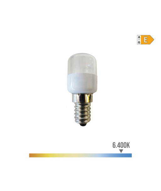 Bombilla tubular (frigorífico) led e14 0,5 w 55 lm 6400 k luz fría ø2,6 x 6 cm