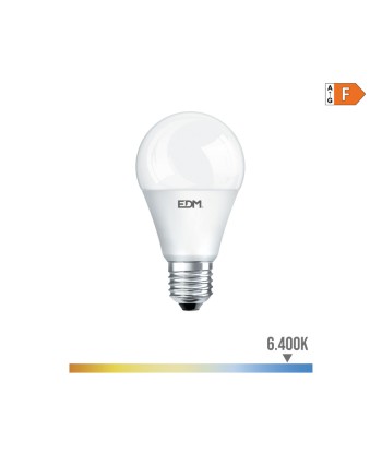 Bombilla standard led e27 12 w 1154 lm 6400 k luz fria ø 6 x 11 cm