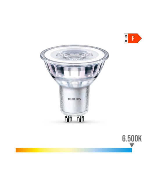 Bombilla dicroica led gu10 4,6 w 390 lm 6500 k luz fria ø5 x 5,4 cm